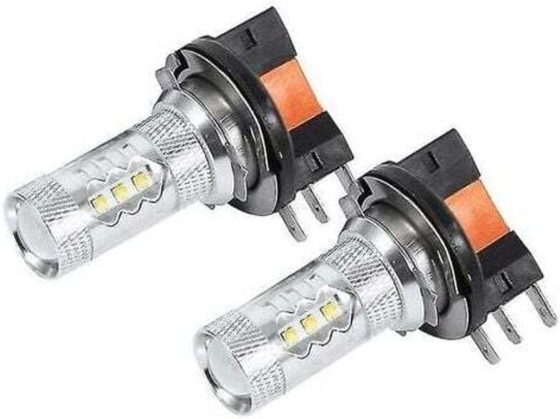 stücke 80w H15 Led-lampe Auto Scheinwerfer Weiß