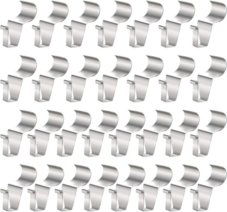 30er-Pack Hakenaufhänger für Vinylverkleidungen, kein Loch erforderlich, robuste Clips zum beschädigungsfreien Aufhängen...