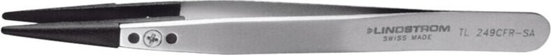 Lindström TL 249CFR-SA ESD Pinzette 249CF Flach-rund 130 mm