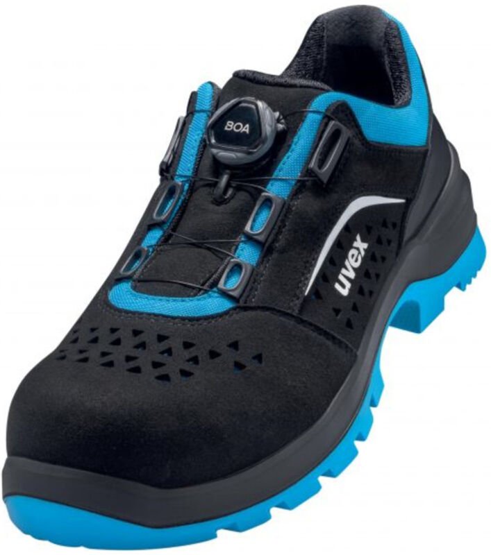 Uvex - 9558 9558244 Sicherheitshalbschuh S1P Schuhgröße (eu): 44 Schwarz/Blau 1 Paar