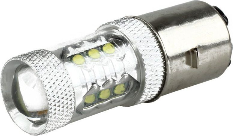 Tlily - 80W BA20D H6 16 led Motorrad/ Moped/ ATV-Scheinwerfer Lampe