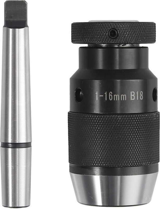 1-16 Bohrfutter B18 + Wellenverbindung MT2-B18 Schnellspannbohrfutter und selbstsichernde Welle mit Kegelfutter MT3-B18 ...