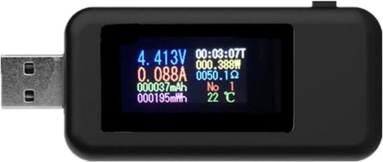 Thumbnail - Bluedeer - usb Tester Messgerät 4-30V 0-5,1A pd qc usb Strommessgerät Digital Strom Spannung Meter Voltmeter Amperemeter...