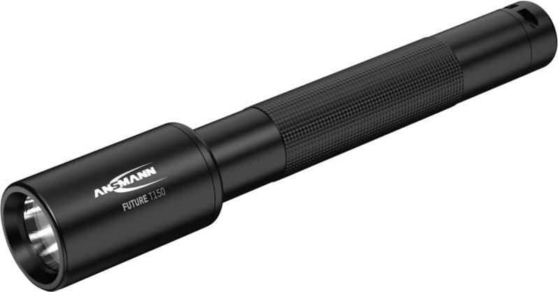 Led Taschenlampe in schwarz T150, 150 Lumen & Spritzwassergeschützt - Ansmann