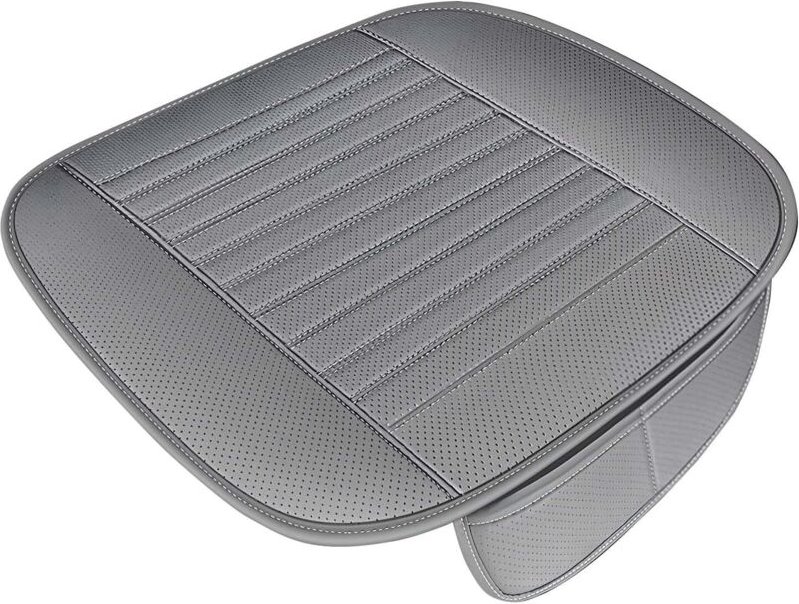 Universelles Autositzkissen, atmungsaktives Autositzkissen aus Leder und Baumwolle, Autositzbezug für die meisten Autos ...