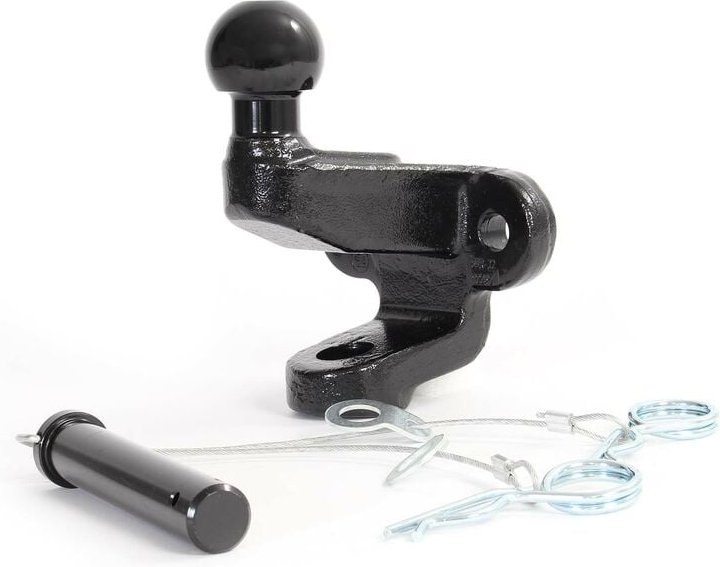 Anhängerkupplung mit 50 mm Kugelkopf, 3,5 t Zugkraft, Anhängevorrichtung aus Stahl für Pkw Lkw Traktor, 2 Loch Anschraub...