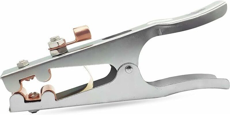 Erdungsklemme, Schweißerdungsklemme, 1-teilige Schweißerdungsklemme, aus Eisen und Messing, robust und langlebig, profes...