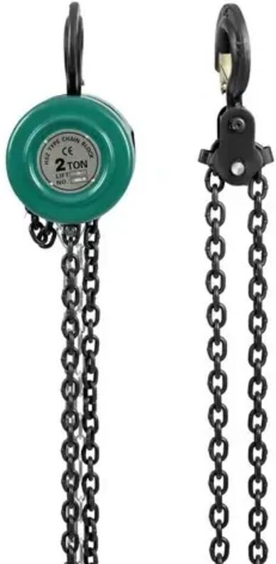 2000 kg (2 t) Kettenzug mit 3 m Seil, Seilzug, Flaschenzug, Hubhöhe, Kran, Kette, Flaschenzug