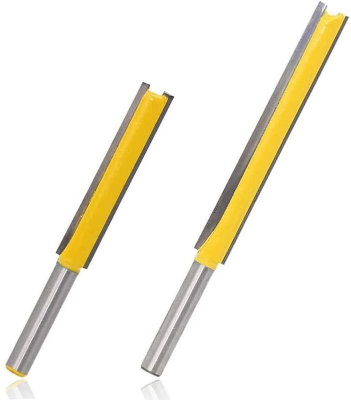 Stück 8 mm gerade Nutfräser Hartmetall gerade Fräser Extra langer Schaft gerade Fräser Bündigfräser Fräser 50 mm 76 mm -...