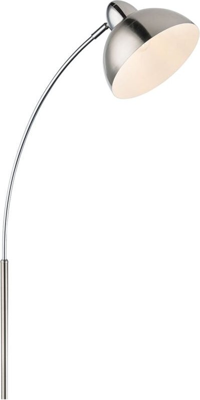 Globo - stehlampe - Anita - nikkel - metall - bogenlampe - E27 -