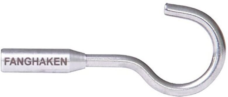 Edelstahl Fanghaken mit RTG Ø 6 mm