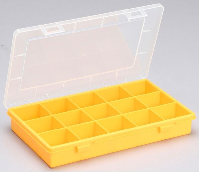 Sortimentskasten EuroPlus Basic 29/15 gelb/transparent Aufbewahrung - Allit