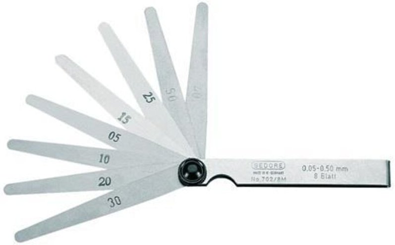 702 8 a Fühlerlehrenfächer .002 - .020'