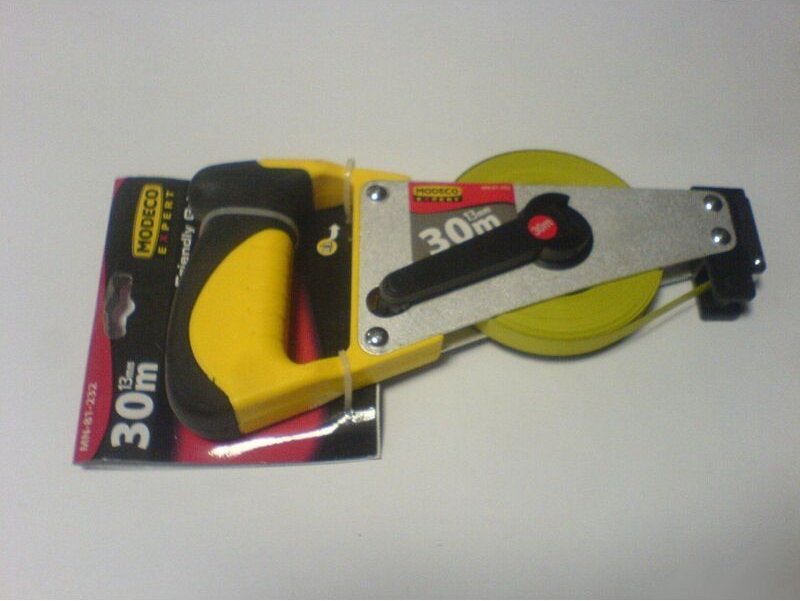 Modeco Geodätisches Maßband Pro aus Stahl 30 Meter