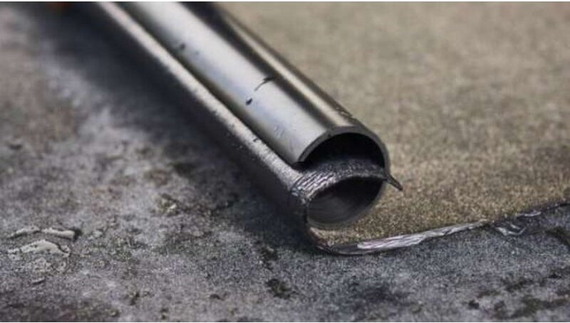 Thumbnail - FREUND Wickelkern Aluminium 60 x 950 mm, schwarz gepulvert, mit Schlitz, 04240000