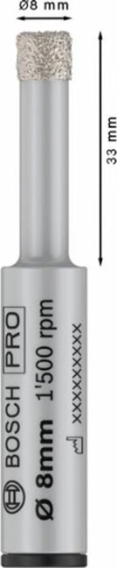 Bosch PRO Ceramic dry Bohrer 8 x 33 x 13 mm - 2608599055