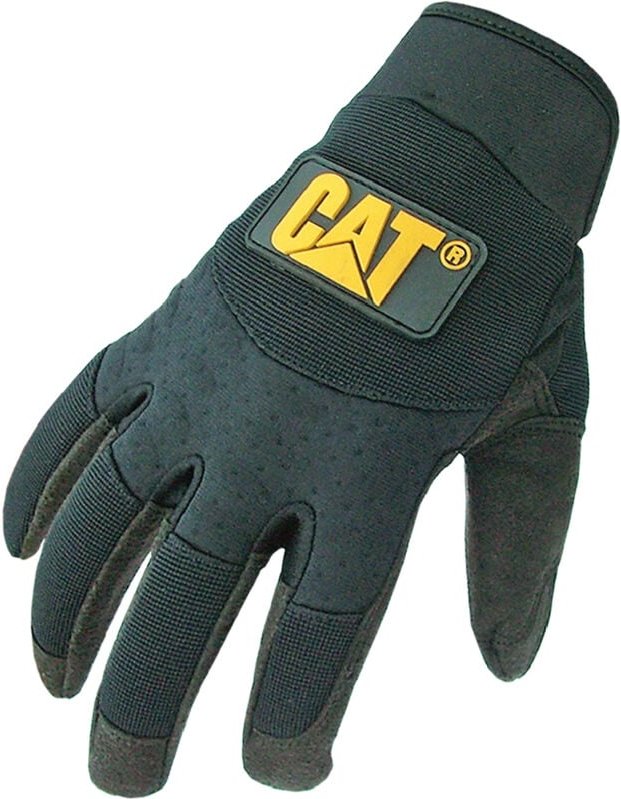 Thumbnail - CAT Handschuhe aus PU-Kunstleder gepolstert Grau M