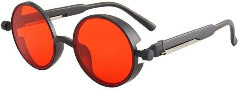 Klassische runde Vintage-Sonnenbrille aus der Steampunk-Serie