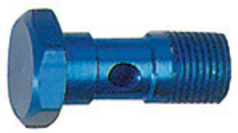 Hohlschraube, g 1/4, sw 17, Aluminium - Riegler