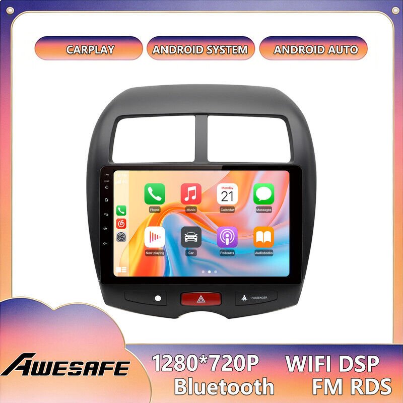 AWESAFE Android 13 Autoradio für Mitsubishi ASX1 (2010–2016) 2GB+32GB 9" Touchscreen CarPlay GPS WiFi Bluetooth Android ...