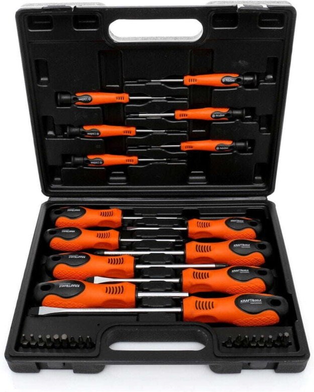 32-teiliges Schraubendreher- und Bit-Set KD10902