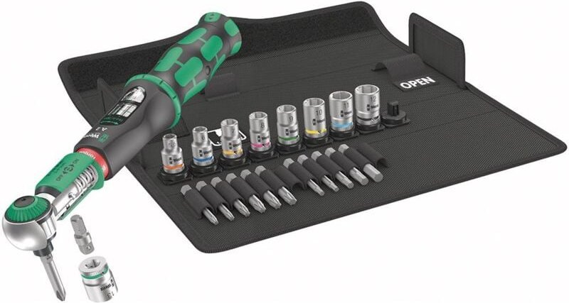 Drehmomentschlüssel-Set Safe-Torque a 2 Set 1, 1/4' Sechskant, 2-12 Nm 23 t - Wera