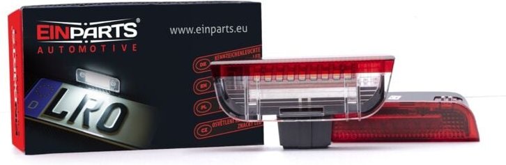 LED-Türleuchte, LED-Türleuchte Weiß/Rot für Porsche Cayenne Seat Alhambra Skoda Superb VW Eos Golf Jetta Passat Sharan