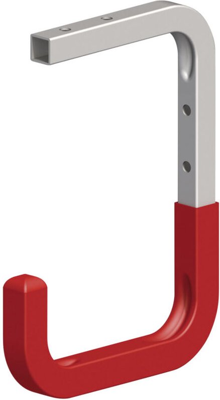 Alfer - Wand u. Deckenhaken gummiert 15 x 25,5 x 15,5 cm Stahl verzinkt rot Haken