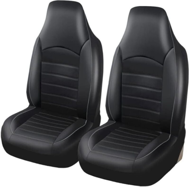 Klassische Autositzbezüge, Kunstleder, vorne, universelle Autositzbezüge, Vordersitzbezug, passend für die meisten Autos...