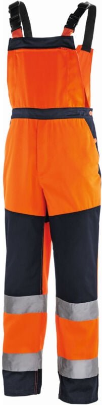 TeXXor Warnschutz-Latzhose buffalo leuchtorange/navy 94 4335