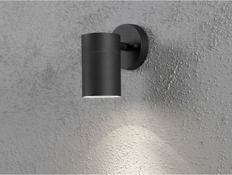 Konstsmide - Außenwandleuchte modena Downlight, Höhe 12cm, Aluminium Schwarz