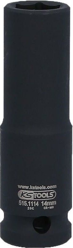 Thumbnail - 1/2' Sechskant-Kraft-Stecknuss, lang, 14mm