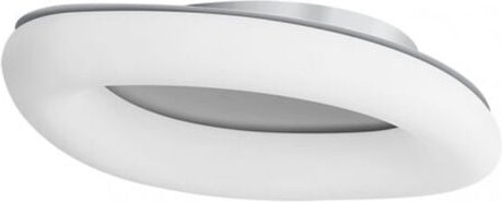 Fabrilamp - paris deckenleuchte 60w 3000-4000-6500k weiss/silber 5100 lm 12x73x47 cm w /fernbedienung, speicher und dimm...