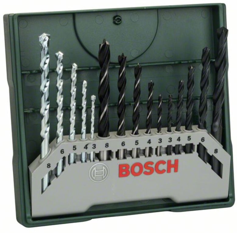 Accessories 2607019675 X-Line 15teilig Universal-Bohrersortiment - Bosch