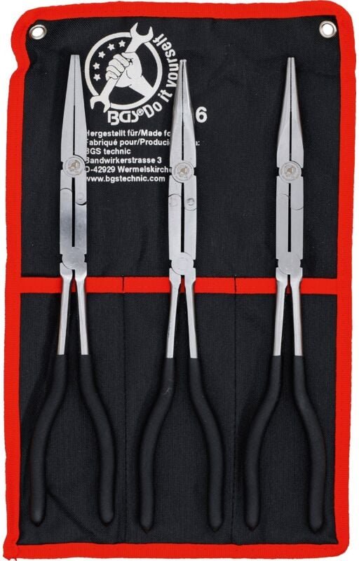 Doppelgelenk-Zangen-Satz 3-tlg.