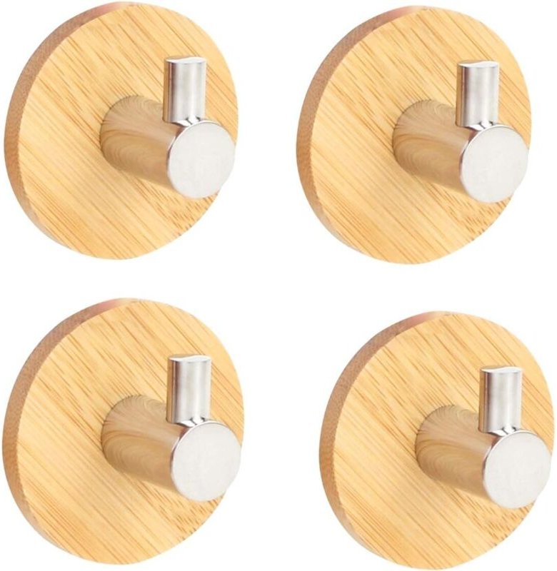 X wasserdichte Klebehaken für Badezimmer, Küche, Wandschrank mit selbstklebenden Türhaken aus Metall - Ahlsen