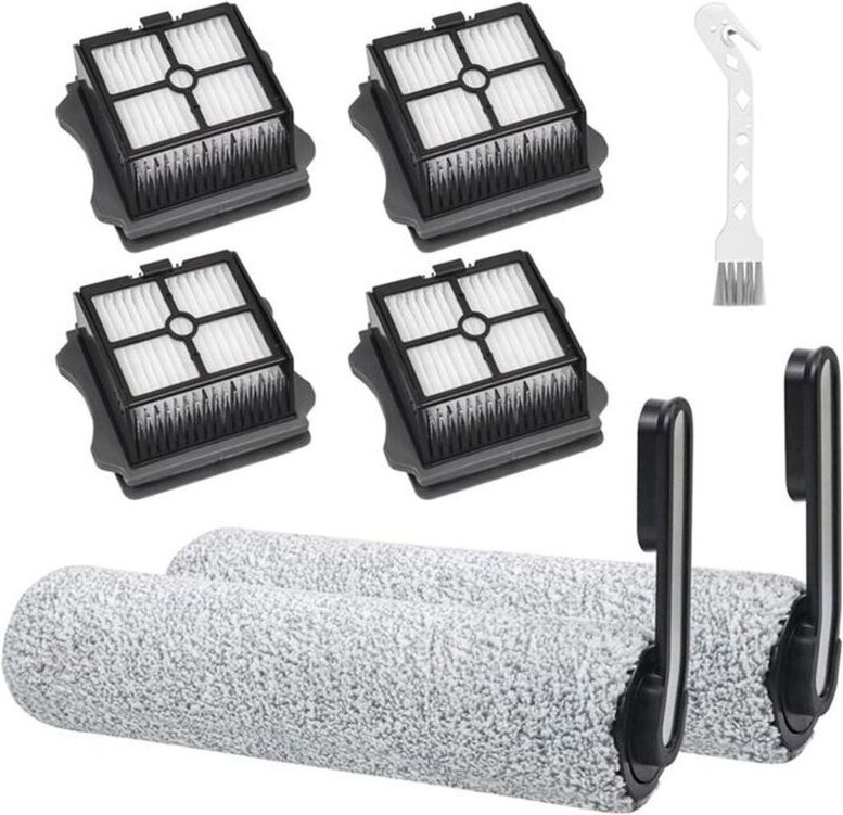 6-teiliges Set mit HEPA-Filtern und Bürstenwalzen für die Staubsauger Tineco Floor ONE S5, S5 PRO, S5 PRO 2 und IFLOOR 5