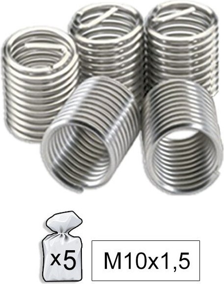 Beutel mit 5 spiraligen nachfüllungen M10X15 JBM 52019