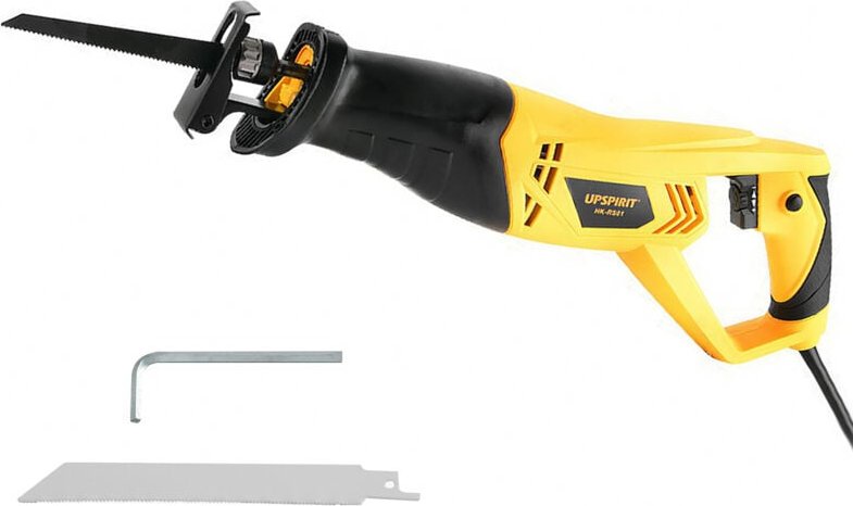 Elektrische Säbelsäge, Ultrixe 900 W/220 V, Kabelgebundene Säbelsäge mit 2 mitgelieferten Sägeblättern, 2800 U/min, 20 m...