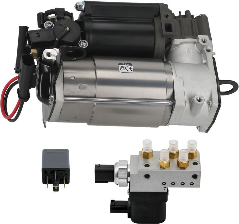 Luftfahrwerk Kompressor + Ventilblock for Mercedes W211 2113200304 2113200158