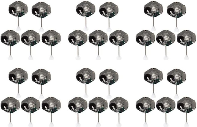 30 Stücke SL68 Quarzuhrwerk für Uhrmacher Reparaturwerkzeug Zubehör Hochwertige Uhrenteile