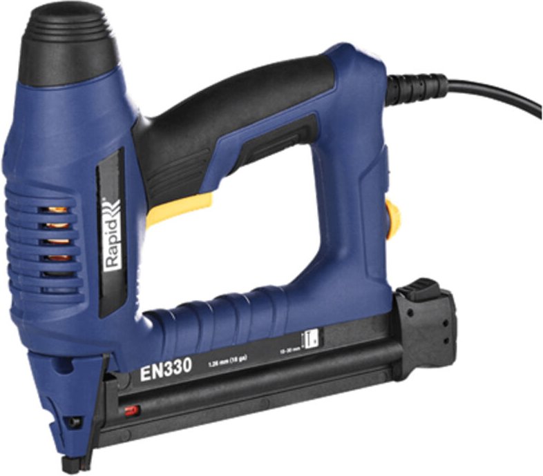 Rapid Elektronagler Nagelpistole EN330, Hochwertiger Nagler für Nägel Typ 8 (18Ga) 15-30 mm