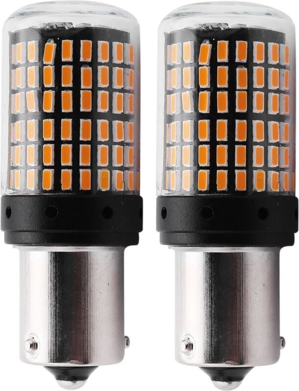 2 Stücke Super Helle Kein Hyper Flash 1156 Canbus Auto Led Licht BA15S P21W 144SMD 3014 Chips Auto Led Blinker Rücklicht...