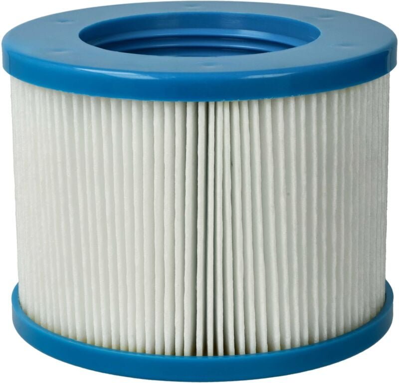 Filterkartusche kompatibel mit Arebos 24 v 70 w Pool - Ersatzfilter Blau Weiß - Vhbw