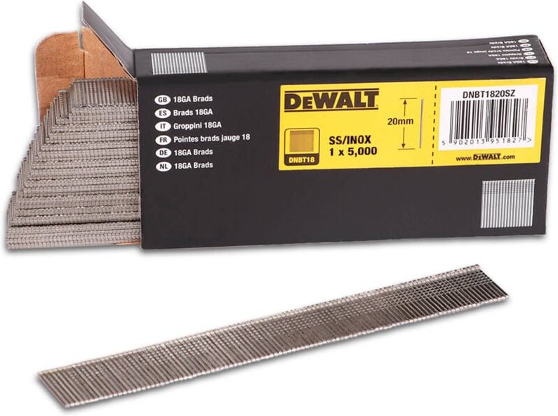 Dewalt - Stauchkopfnagel DNBT18 Edelstahl 5000 Stück - Größe:30 mm
