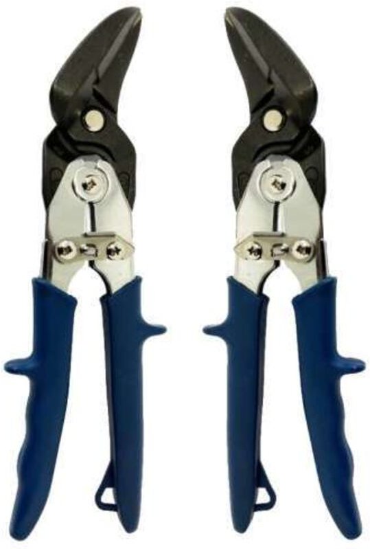 Idealscheren Blechscheren Set links & rechts, Hebelübersetzung, f. Edelstahlbleche geeignet - Freund