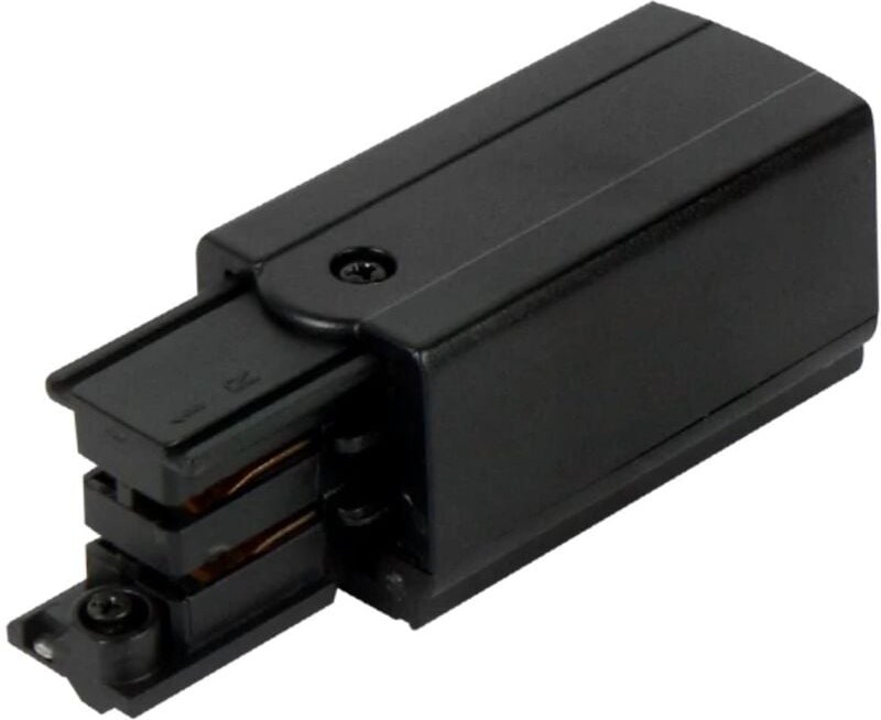 Led Line - Stromversorgung für 3 phasen-schienen lumicanto rechts Schwarz prime