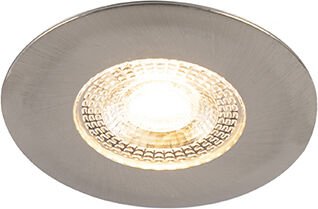 Einbaustrahler Silber inkl. led 3-Stufen-Dimmbar IP44 - Ulo