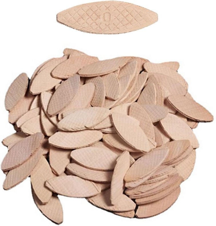 Lamelles d'assemblage taille 20, paquet de 100 pièces, Lamello, Chevilles plates en bois de hêtre de haute qualité pour ...