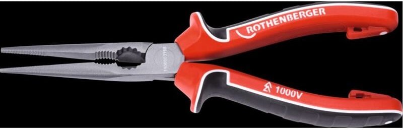 Rothenberger - Elektro-Flachrundzange, gerade, 200 mm - 1500003168